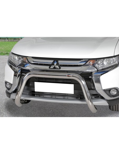 Bull Bar protezione anteriore inox lucido 70mm Mitsubishi Outlander 2015 20