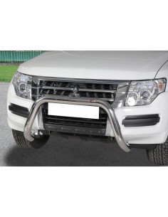 Bull Bar protezione anteriore inox lucido 70mm Mitsubishi Pajero dal 2015
