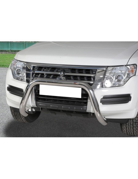 Bull Bar protezione anteriore inox lucido 70mm Mitsubishi Pajero dal 2015