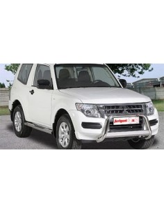Bull Bar protezione anteriore inox lucido 70mm Mitsubishi Pajero dal 2015 2