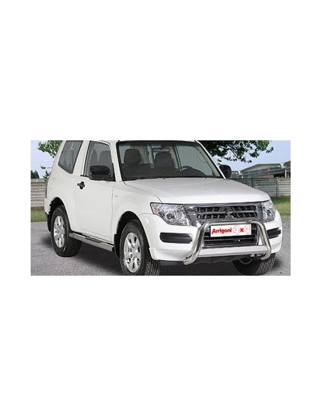 Bull Bar protezione anteriore inox lucido 70mm Mitsubishi Pajero dal 2015