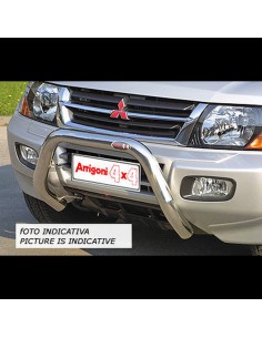 Bull Bar protezione anteriore inox lucido 70mm Mitsubishi Pajero Sport