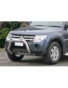 Bull Bar protezione anteriore inox lucido 70mm Mitsubishi Pajero V80 2007-2014