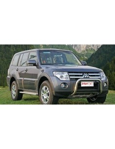 Bull Bar protezione anteriore inox lucido 70mm Mitsubishi Pajero V80 2007-2014 2