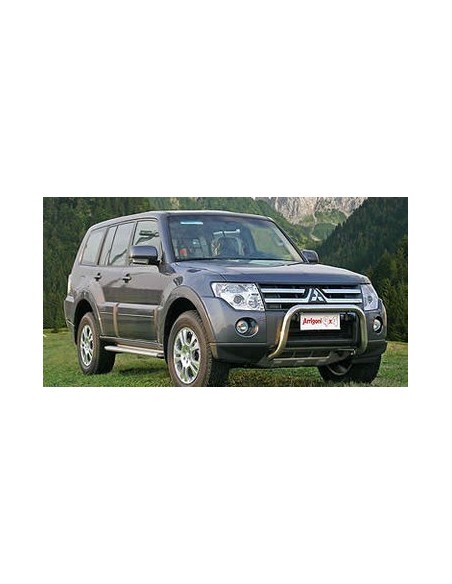 Bull Bar protezione anteriore inox lucido 70mm Mitsubishi Pajero V80 2007-2014