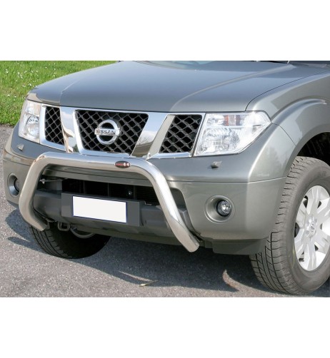 Bull Bar protezione anteriore inox lucido 70mm Nissan Pathfinder fino al 2010