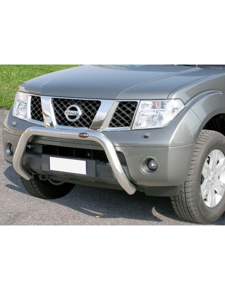 Bull Bar protezione anteriore inox lucido 70mm Nissan Pathfinder fino al 20