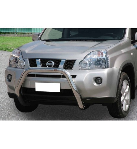 Bull Bar protezione anteriore inox lucido 70mm Nissan X-Trail 2007-2010