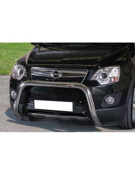 Bull Bar protezione anteriore inox lucido 70mm Opel Antara dal 2011