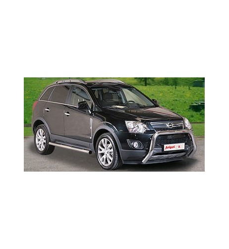 Bull Bar protezione anteriore inox lucido 70mm Opel Antara dal 2011