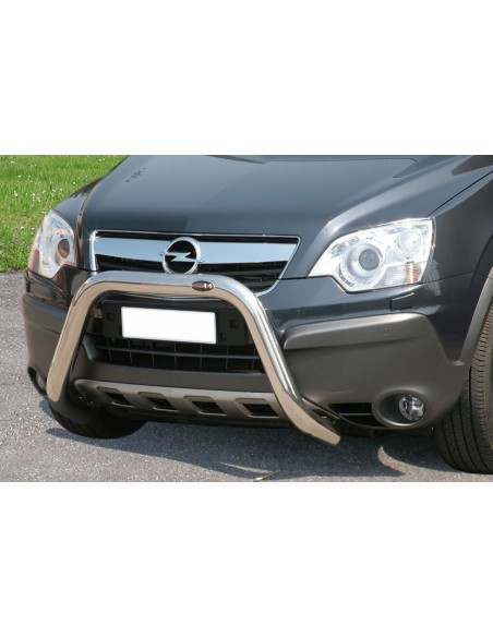 Bull Bar protezione anteriore inox lucido 70mm Opel Antara 2007 2010