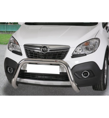 Bull Bar protezione anteriore inox lucido 70mm Opel Mokka 2012-2019