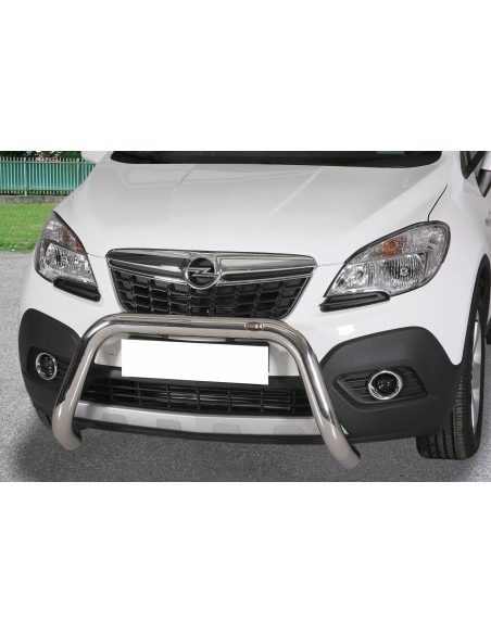 Bull Bar protezione anteriore inox lucido 70mm Opel Mokka 2012 2019