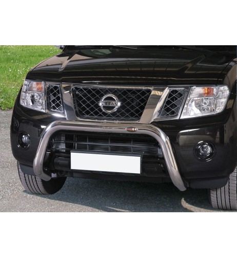Bull Bar protezione anteriore inox lucido 70mm per Nissan Pathfinder dal 2011