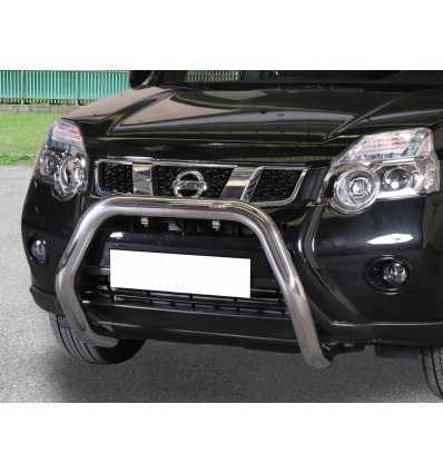 Bull Bar protezione anteriore inox lucido 70mm per Nissan X-Trail 2011-2014