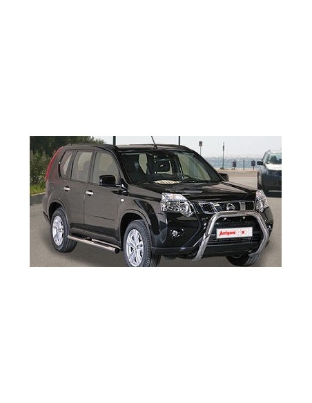 Bull Bar protezione anteriore inox lucido 70mm per Nissan X-Trail 2011-2014