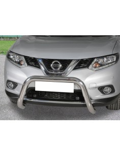 Bull Bar protezione anteriore inox lucido 70mm per Nissan X Trail dal 2015