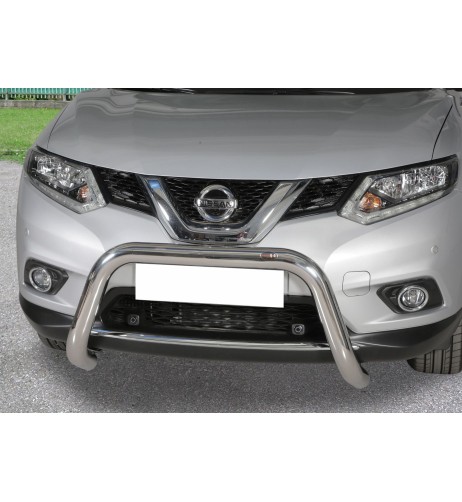 Bull Bar protezione anteriore inox lucido 70mm per Nissan X-Trail dal 2015