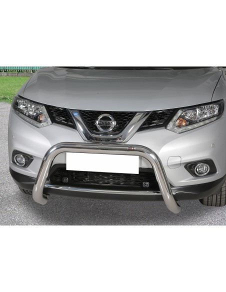 Bull Bar protezione anteriore inox lucido 70mm per Nissan X-Trail dal 2015