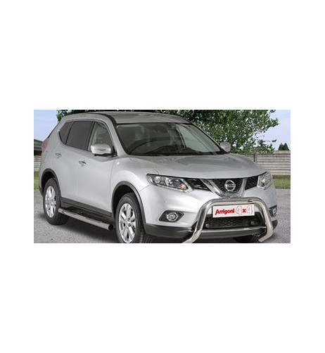 Bull Bar protezione anteriore inox lucido 70mm per Nissan X-Trail dal 2015