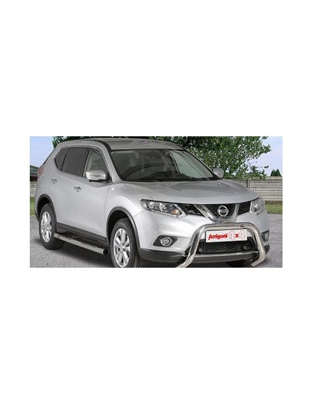 Bull Bar protezione anteriore inox lucido 70mm per Nissan X Trail dal 2015