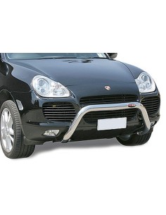 Bull Bar protezione anteriore inox lucido 70mm Porsche Cayenne 2003-2009
