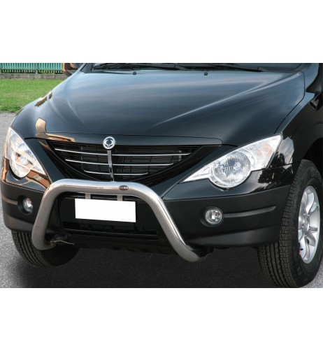Bull Bar protezione anteriore inox lucido 70mm SsangYong Actyon - Actyon Sport