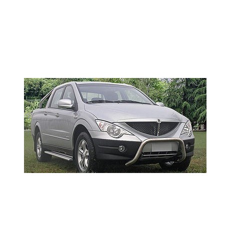 Bull Bar protezione anteriore inox lucido 70mm SsangYong Actyon - Actyon Sport