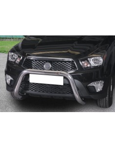 Bull Bar protezione anteriore inox lucido 70mm SsangYong Actyon Sport dal 2012