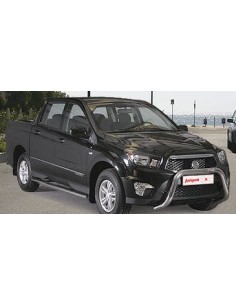 Bull Bar protezione anteriore inox lucido 70mm SsangYong Actyon Sport dal 2012 2