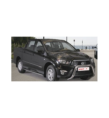 Bull Bar protezione anteriore inox lucido 70mm SsangYong Actyon Sport dal 2012