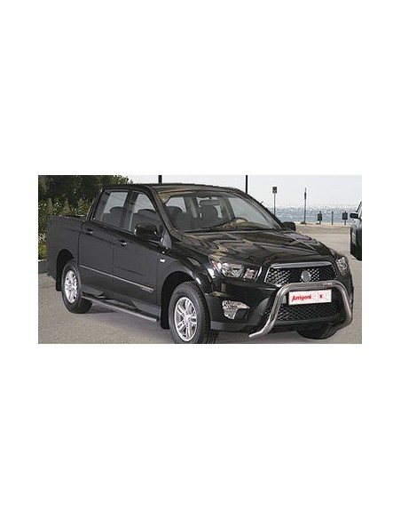 Bull Bar protezione anteriore inox lucido 70mm SsangYong Actyon Sport dal 2012
