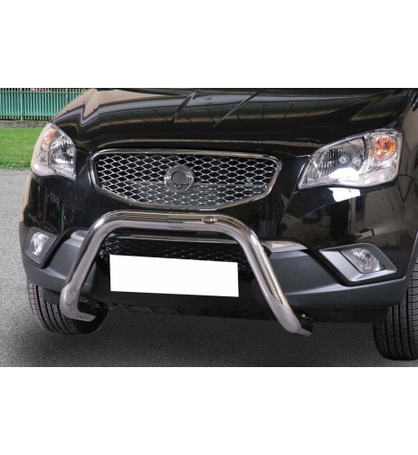 Bull Bar protezione anteriore inox lucido 70mm SsangYong Korando dal 2010
