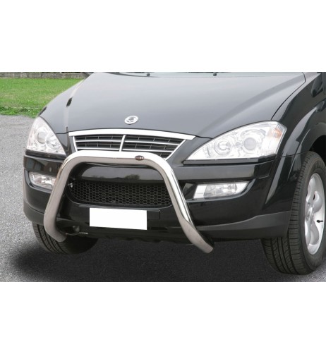 Bull Bar protezione anteriore inox lucido 70mm SsangYong Kyron dal 2007