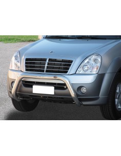 Bull Bar protezione anteriore inox lucido 70mm SsangYong Rexton II 2005 201