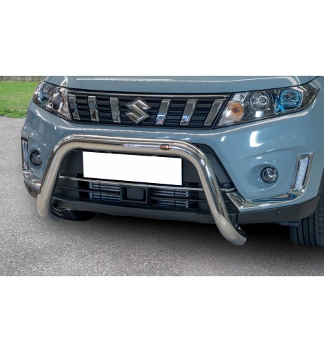 Bull Bar protezione anteriore inox lucido 70mm Suzuki Vitara dal 2019