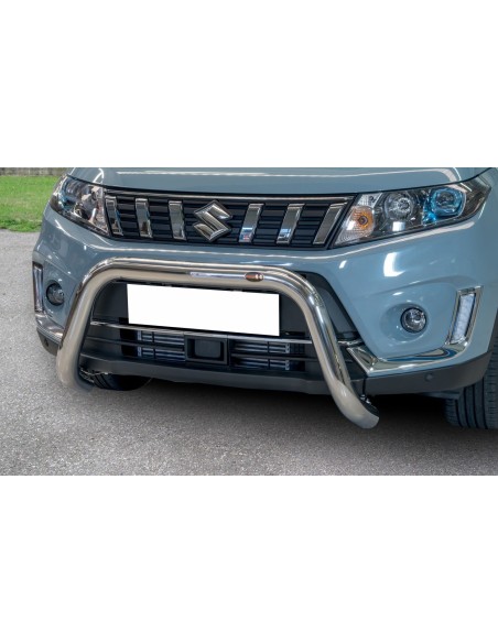 Bull Bar protezione anteriore inox lucido 70mm Suzuki Vitara dal 2019