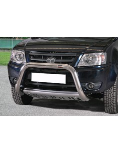 Bull Bar protezione anteriore inox lucido 70mm Tata Xenon