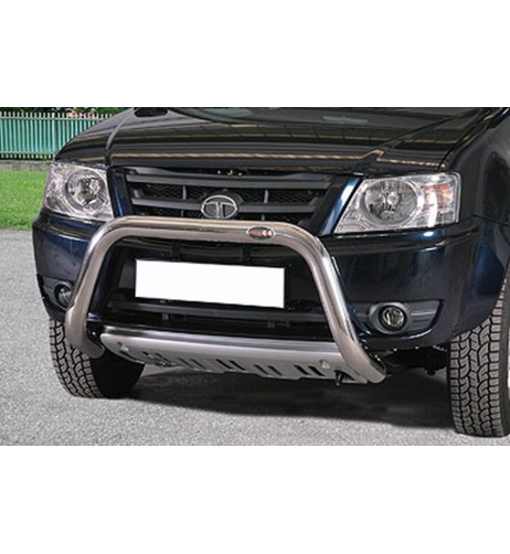 Bull Bar protezione anteriore inox lucido 70mm Tata Xenon