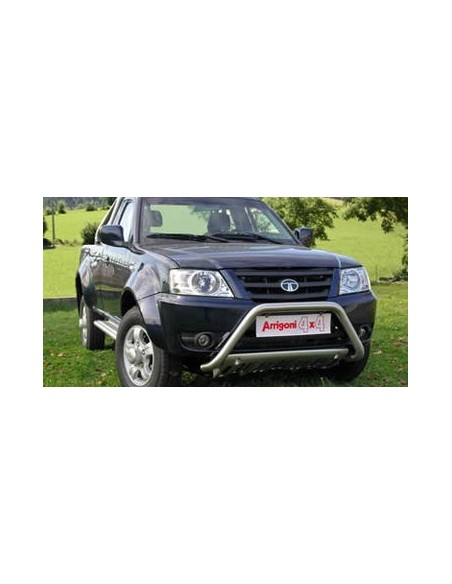 Bull Bar protezione anteriore inox lucido 70mm Tata Xenon