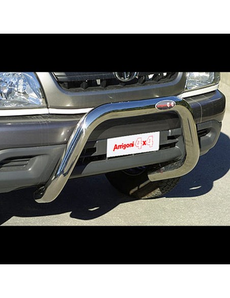 Bull Bar protezione anteriore inox lucido 70mm Toyota Hilux 2002 2004
