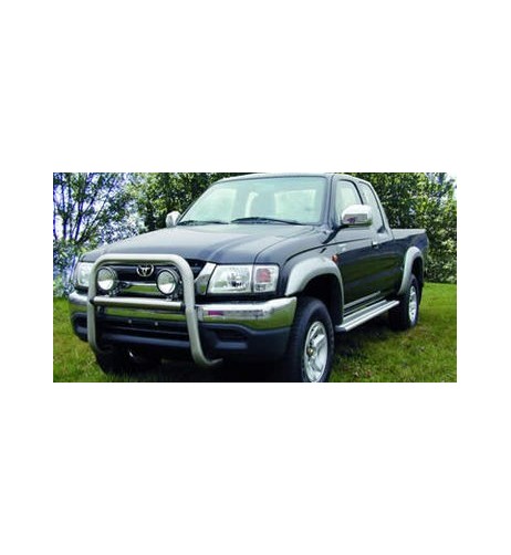 Bull Bar protezione anteriore inox lucido 70mm Toyota Hilux 2002 2004