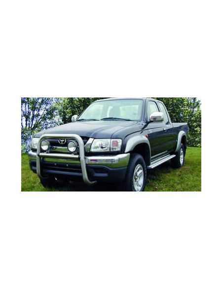 Bull Bar protezione anteriore inox lucido 70mm Toyota Hilux 2002 2004