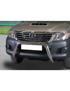 Bull Bar protezione anteriore inox lucido 70mm Toyota Hilux 2011 2015