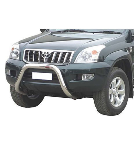 Bull Bar protezione anteriore inox lucido 70mm Toyota Land Cruiser 120 125