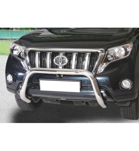 Bull Bar protezione anteriore inox lucido 70mm Toyota Land Cruiser 150 dal 
