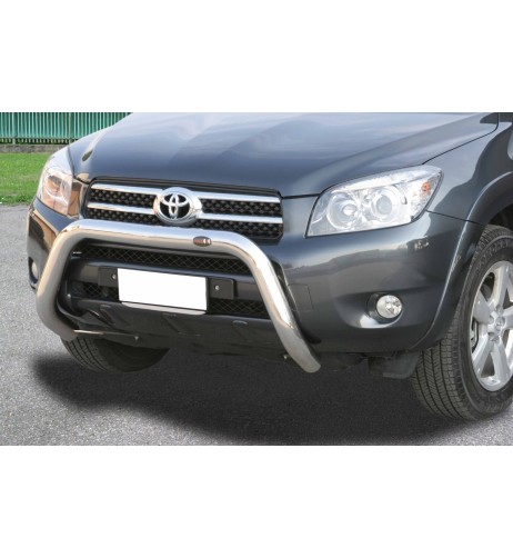 Bull Bar protezione anteriore inox lucido 70mm Toyota Rav4 2006 2008