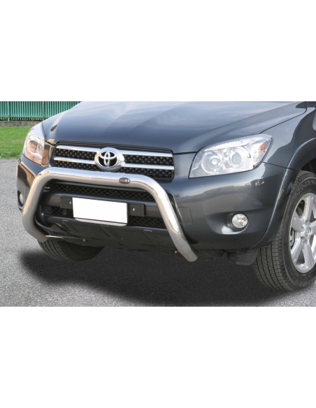 Bull Bar protezione anteriore inox lucido 70mm Toyota Rav4 2006 2008