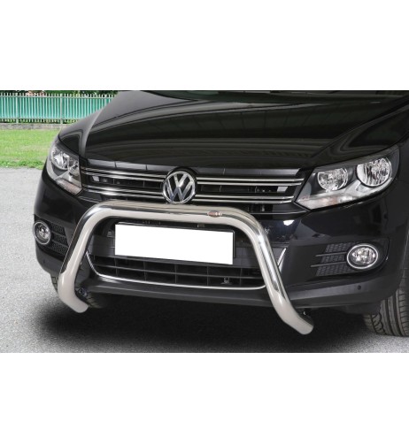 Bull Bar protezione anteriore inox lucido 70mm Volkswagen Tiguan 2011 2015