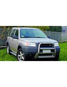 Bull Bar protezione anteriore inox lucido Land Rover Freelander 1997 2003 2